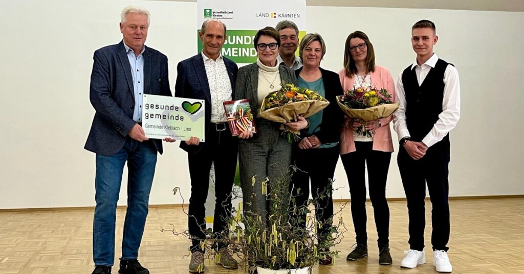 &bdquo;Gesunde Gemeinde&ldquo;: Ein &bdquo;Gr&uuml;nes Herz&ldquo; f&uuml;r Kleblach-Lind