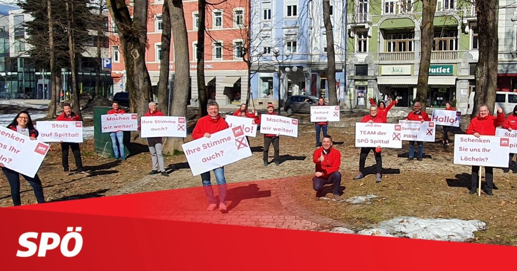 SP&Ouml; Spittal: Voller Einsatz f&uuml;r B&uuml;rgermeister Gerhard Pirih!